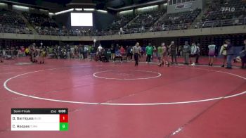 130 lbs Semifinal - Owen Garriques, Bloomsbury vs Christian Hoopes, Turnersville