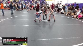 95 lbs Cons. Round 3 - Thompson Wilcox, Rivertown vs Jase Sutcliffe, Gaston Grizzlies