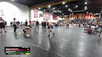 120 lbs Cons. Round 2 - Raden Madley, Santa Monica vs Kevin Evangelista, Paramount