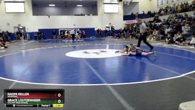 100G Semifinal - Naomi Keller, Soldotna vs Grace Loutzenhiser, Colony High School