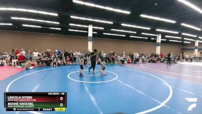 56 lbs Quarterfinal - Boone Knochel, Apex Grappling Academy vs Lincoln Myers, Dead Shot Wrestling Club