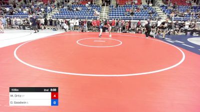 113 lbs Cons 32 #1 - Michael Ortiz, CT vs Daniel Goodwin, IL