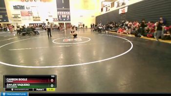 132 lbs Cons. Round 4 - Camron Bogle, Cheney vs Zaylen Vaquero, Burlington