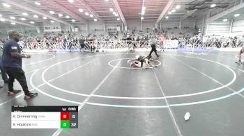 95 lbs Rr Rnd 1 - Klay Dimmerling, Team Germantown vs Seth Hopkins, Kraken