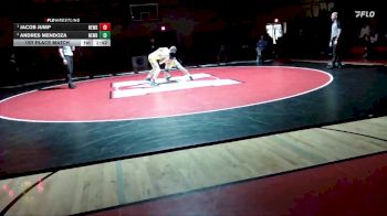 120 lbs 1st Place Match - Jacob Jump, Newberg vs Andres Mendoza, Newberg