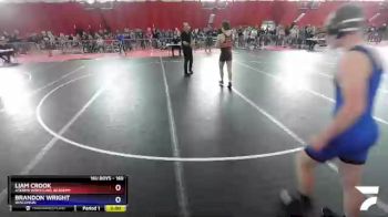 160 lbs Champ. Round 1 - Liam Crook, Askren Wrestling Academy vs Brandon Wright, Wisconsin