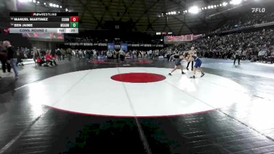 Boys 4A 132 lbs Cons. Round 3 - Manuel Martinez, Eisenhower vs Ben Jaime, Mead