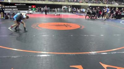 66 lbs Semifinal - Julie Fleming, Milford vs Michael Smith, Hazlet
