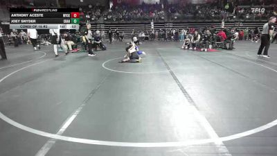 75 lbs Consi Of 16 #2 - Anthony Aceste, Wyckoff vs Joey Snyder, Cranford