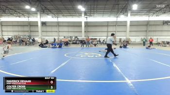 42 lbs Round 5 - Maverick DeHaan, Rigby Wrestling Club vs Colter Cross, Hawk Wrestling Club