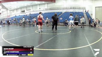 150 lbs Cons. Round 3 - Ryan Sharp, OH vs Austin Hagemann, OH