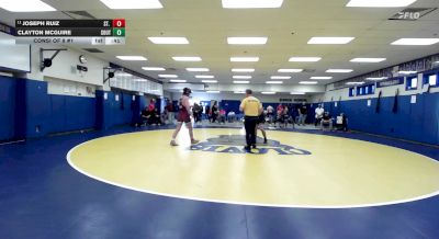 160 lbs Consi Of 8 #1 - Joseph Ruiz, St. Peter`s Prep (NJ) vs Clayton McGuire, South Anchorage (AK)
