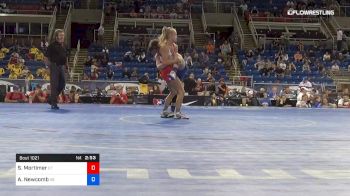 100 lbs Semis - Sage Mortimer, Utah vs Amanda Newcomb, Kansas