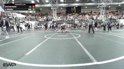 119 lbs 3rd Place - Daxton Bean, Elgin Wrestling vs Jj Reeves, Midwest City Bombers Youth Wrestling Club