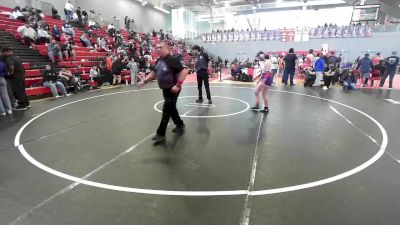 140 lbs 3rd Place Match - McKenzie Magnusson, El Paso Burges vs Naydean Miles, El Paso Chapin