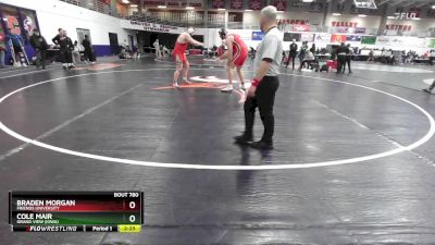 285 lbs Quarterfinal - Cole Mair, Grand View (Iowa) vs Braden Morgan, Friends University