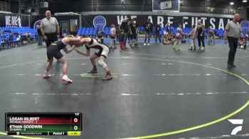 117 lbs Round 3 (8 Team) - Logan Gilbert, Michigan Monkeys vs Ethan Goodwin, 42 North