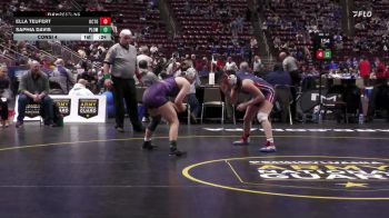 130 lbs Consi 4 - Ella Teufert, Octorara-G vs Saphia Davis, Plum-G