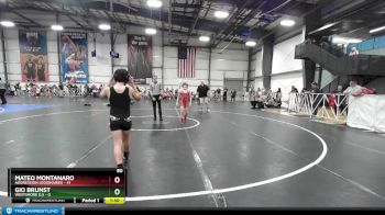 80 lbs Rd# 5- 3:45pm Friday Final Pool - Mateo Montanaro, Aggression Legionaries vs Gio Brunst, Westshore D.S