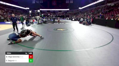 195 lbs Round Of 64 - Benjamin Vega Sanchez, Foothill (NS) vs Enrique Segura, Redwood (CS)