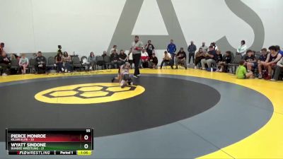 55 lbs Round 3 - Wyatt Sindone, Dundee Wrestling vs Pierce Monroe, Killer Elite