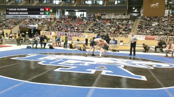 150 lbs Cons. Round 4 - Madden Brown, Oldham County vs Lucas Oliverio, Desales