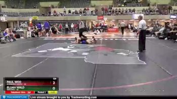 126 lbs Round 3 (4 Team) - Paul Woo, Glenbard North vs Elijah Wald, Wayzata