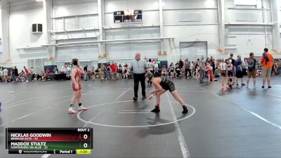 100 lbs Round 1 (6 Team) - Maddox Stultz, Contenders WA Blue vs Nicklas Goodwin, Brawler Elite