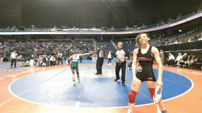 1-4A - 100 Cons. Semi - Kaylin Foster, Bandys High School vs Leigha Clarke, Anson High School