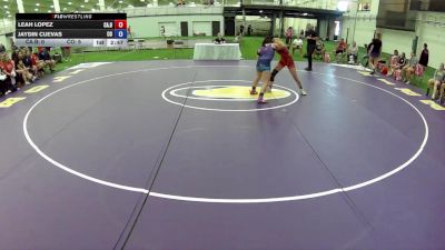 110 lbs Leah Lopez, California Blue vs Jaydin Cuevas, Colorado