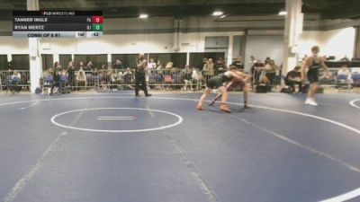 136 lbs Consi Of 8 #1 - Tanner Ingle, PA vs Ryan Mertz, NJ