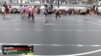 120 lbs Round 1 (6 Team) - Cole Speer, POWA vs Mallakii Martin, Team Shutt