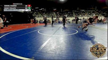 73 lbs Consolation - Ezekiel Ramirez, Juggernaut Wrestling Club vs Bodey Phillips, Bristow Elementary Wrestling Club