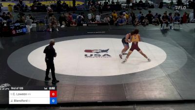 165 lbs Rnd Of 128 - Colton Loween, MN vs Jacob Blandford, ID