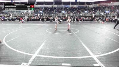 60 lbs Consi Of 8 #1 - Ryker Sorick, Nebraska Wrestling Academy vs Jett Leclaire, De Pere