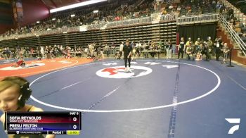 43 lbs Round 1 - Sofia Reynolds, Windy City Wrestlers vs Presli Felton, Glenrock Wrestling Club