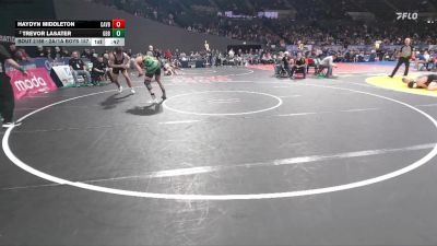2A/1A Boys 157 Cons. Semi - Haydyn Middleton, Camas Valley Boys vs Trevor Lasater, Gold Beach Boys