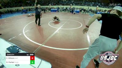 67 lbs Consi Of 4 - Cruz Gibson, Smith Wrestling Academy vs Gray Parker, R.A.W.