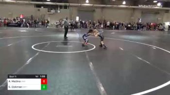 40 lbs Quarterfinal - Annabelle Medina, Unattached vs Suncera Dickman, Contenders