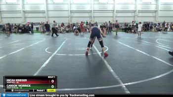 130 lbs Round 1 (10 Team) - MICAH KRIEGER, Team 922 vs Carson Worrick, Team Gotcha