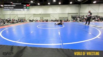 85 lbs Rr Rnd 1 - Kenleigh Henry, Black Widows 7-12 vs Nayeli Rojas, Scrappers 7-12