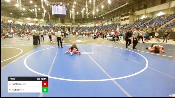 74 lbs 3rd Place - Octavio Castillo, Juggernaut WC vs Nicholas Rubio, Nm Beast