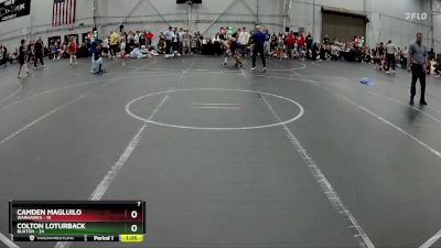 88 lbs Semis (4 Team) - Colton Loturback, Buxton vs Camden Magluilo, Warhawks