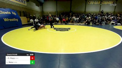 193 lbs Consi Of 16 #2 - David Rapp, Central vs Lucas Mata, Sunnyside (AZ)