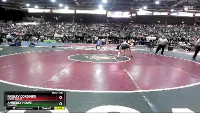 126 lbs Cons. Round 2 - Paisley Cordiner, Crook County vs Amberly Howe, Wasatch