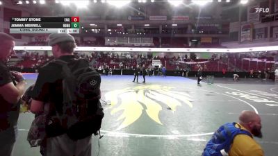 110 lbs Cons. Round 4 - Tommy Stone, Eagle vs Jemma Merrell, Rocky Mountain