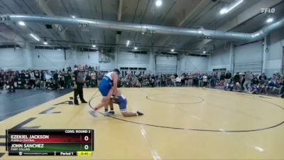 215 lbs Cons. Round 2 - Ezekiel Jackson, Pueblo Central vs John Sanchez, Fort Collins