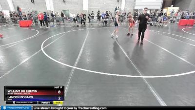 113 lbs 2nd Place Match - William Du Chemin, B.A.M. Training Center vs Landen Bogard, AWA