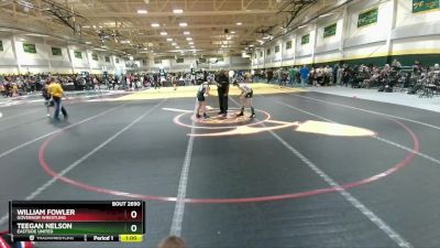 85 lbs Cons. Round 4 - William Fowler, Governor Wrestling vs Teegan Nelson, Eastside United