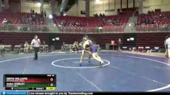 120 lbs Semifinal - Sara Shirley, Minden Girls vs Aniya Williams, Bellevue East Girls